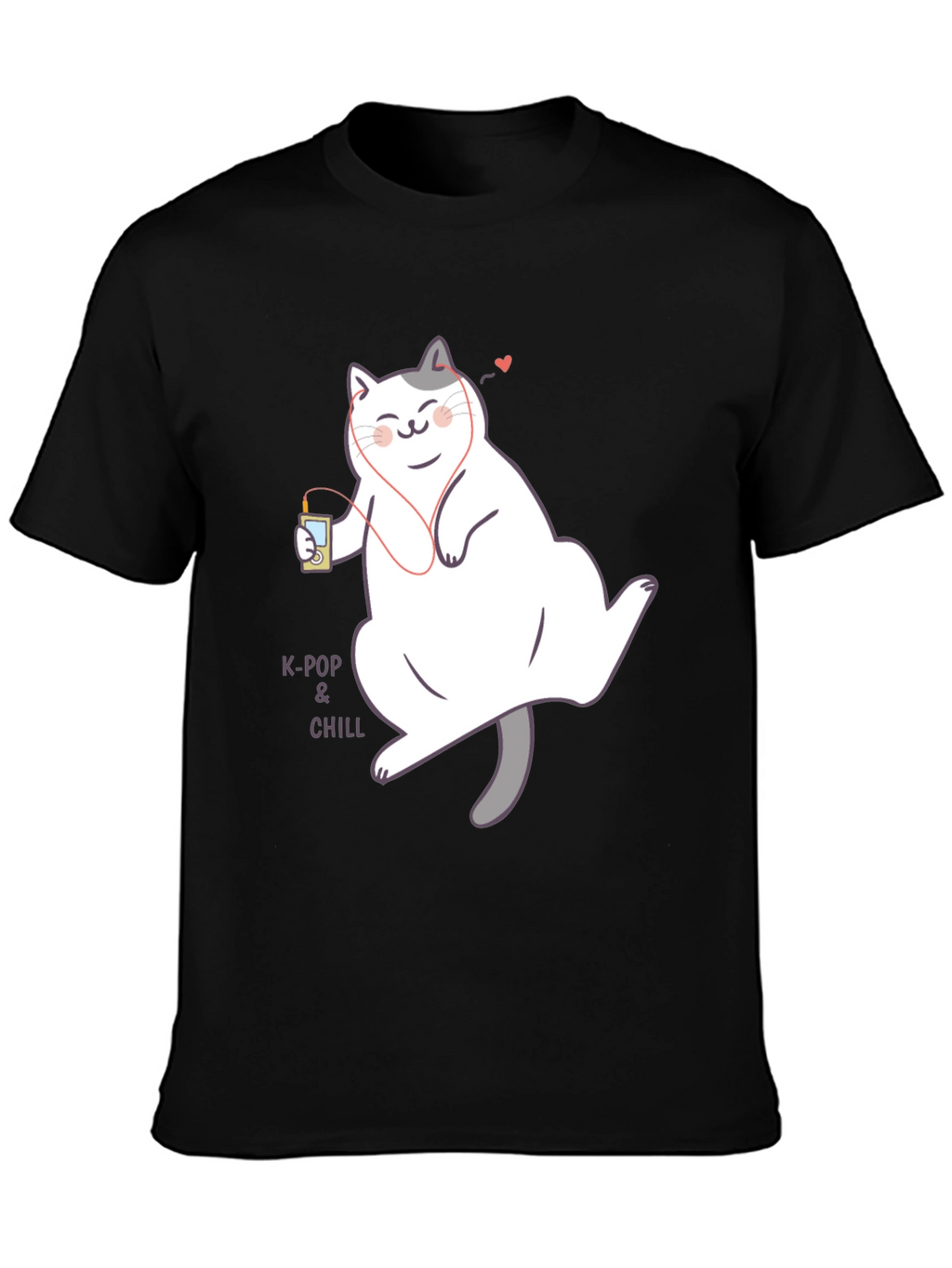 K-Pop & Chill Cat T-Shirt