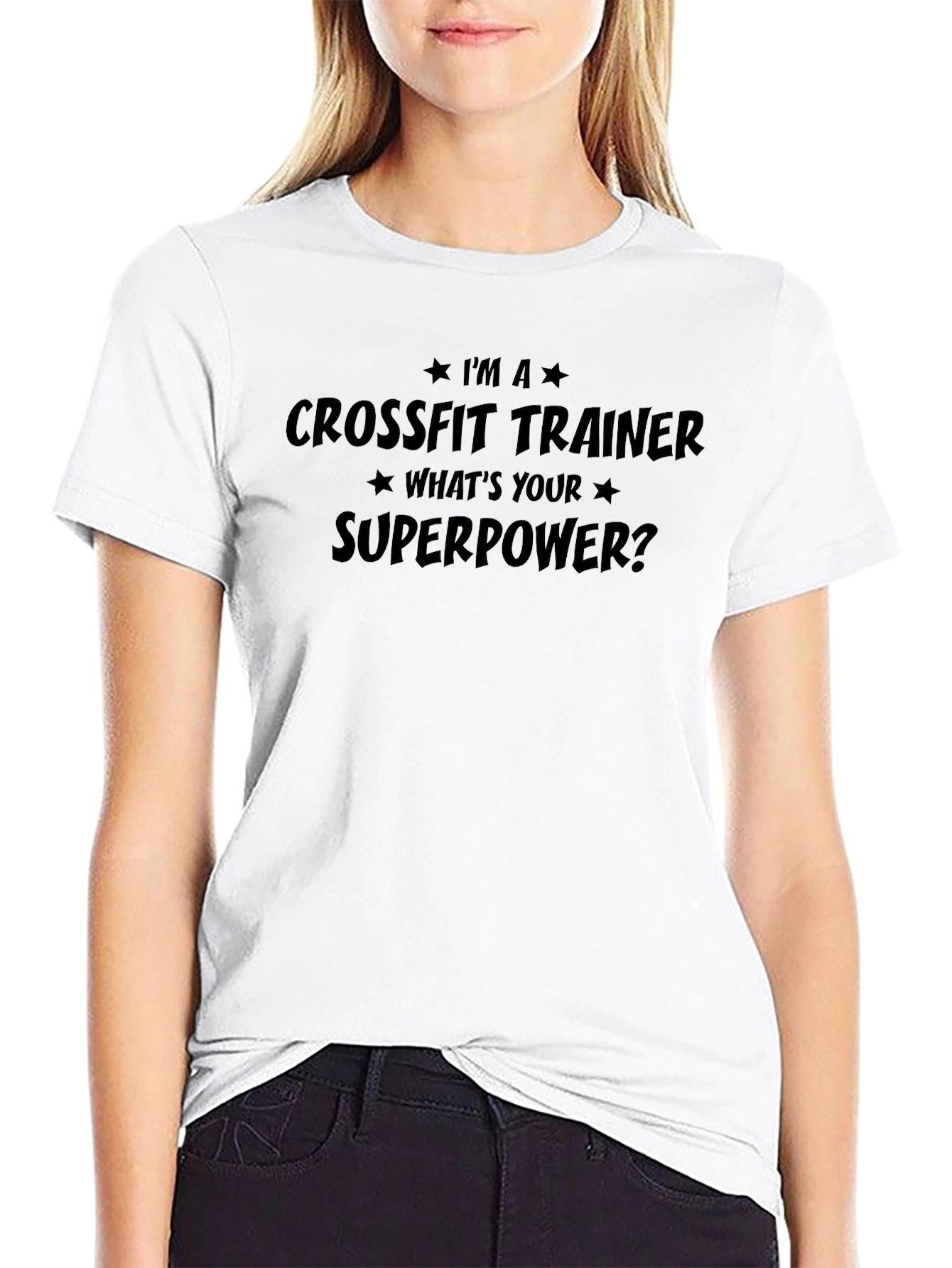 Crossfit Trainer Superpower Graphic Tee