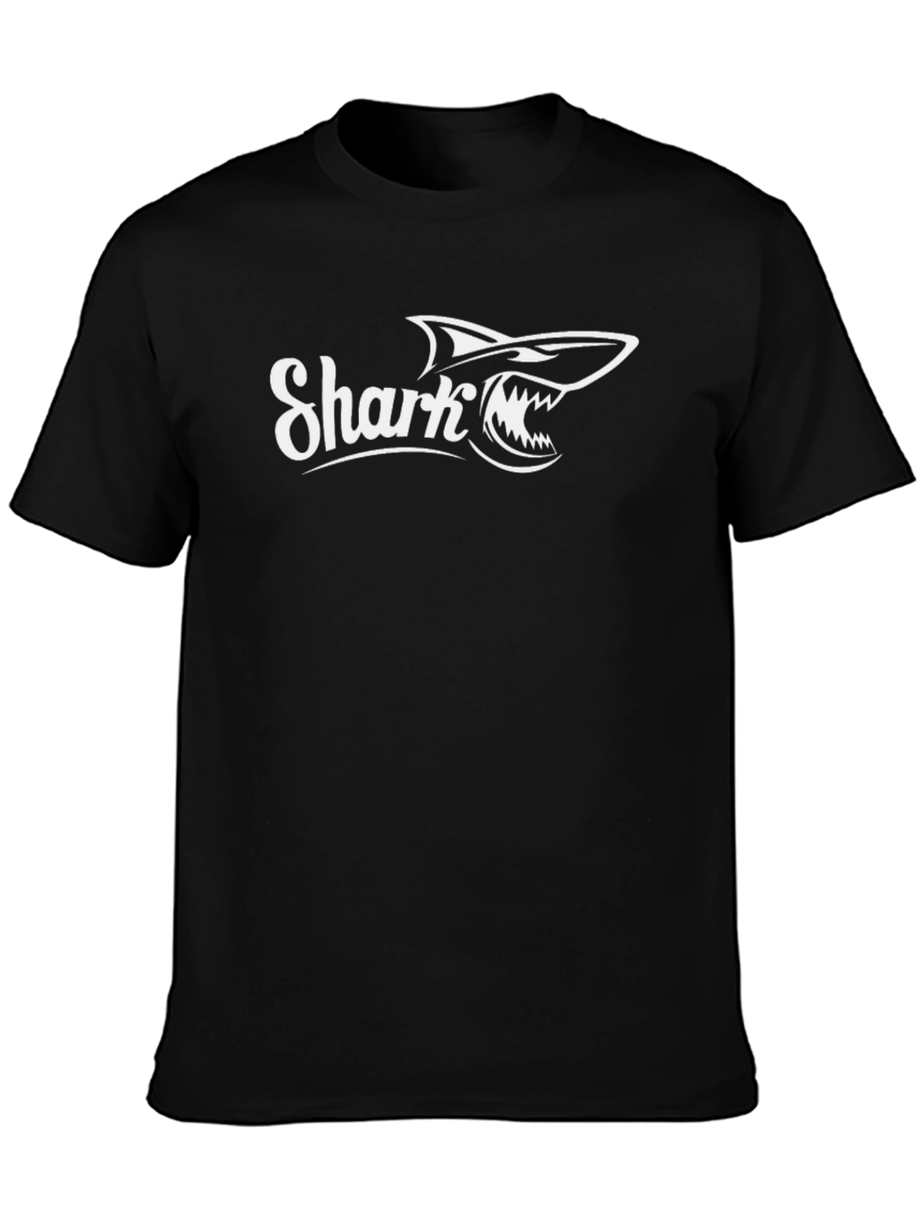 Shark Graphic Black T-Shirt