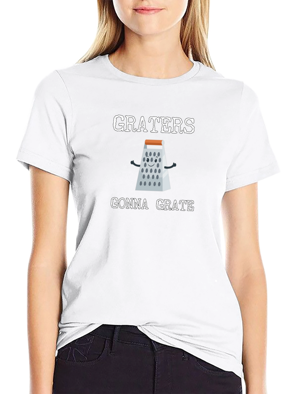 Funny Graters Gonna Grate Black T-Shirt