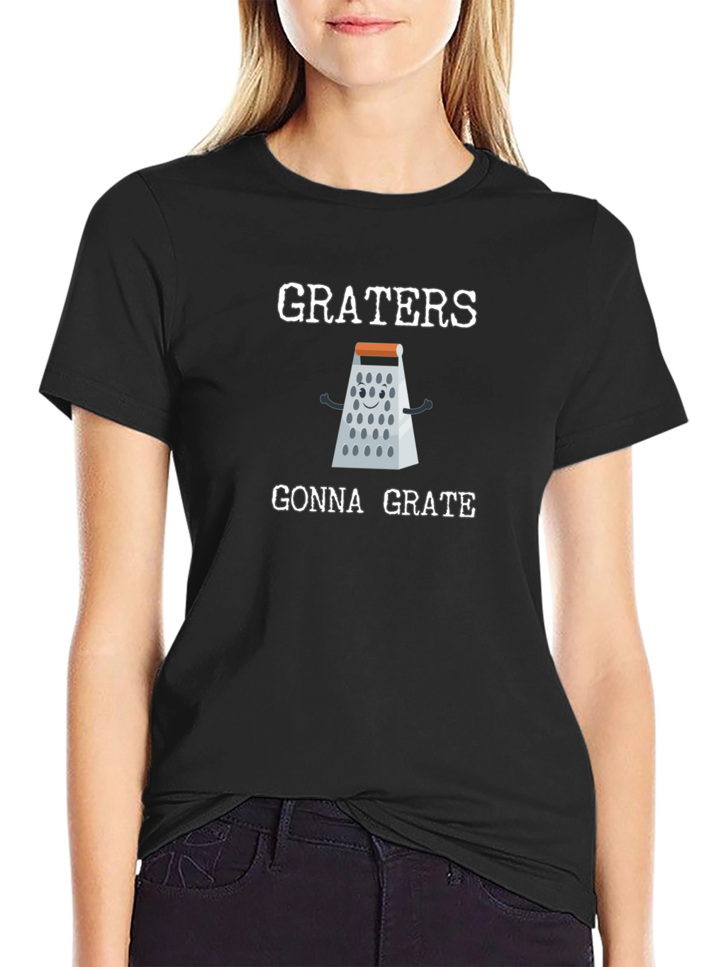 Funny Graters Gonna Grate Black T-Shirt