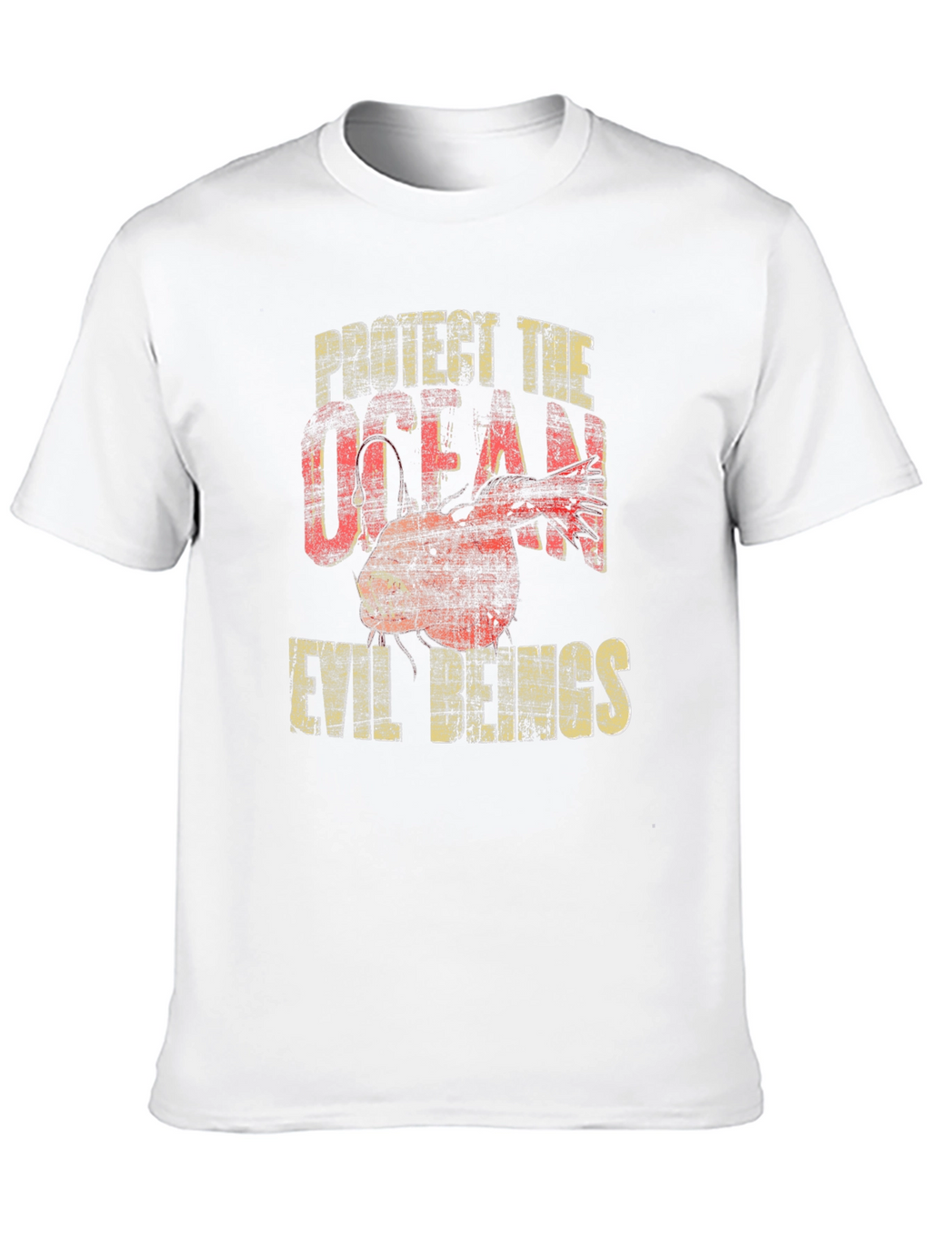 Protect the Ocean Evil Beings Graphic T-Shirt