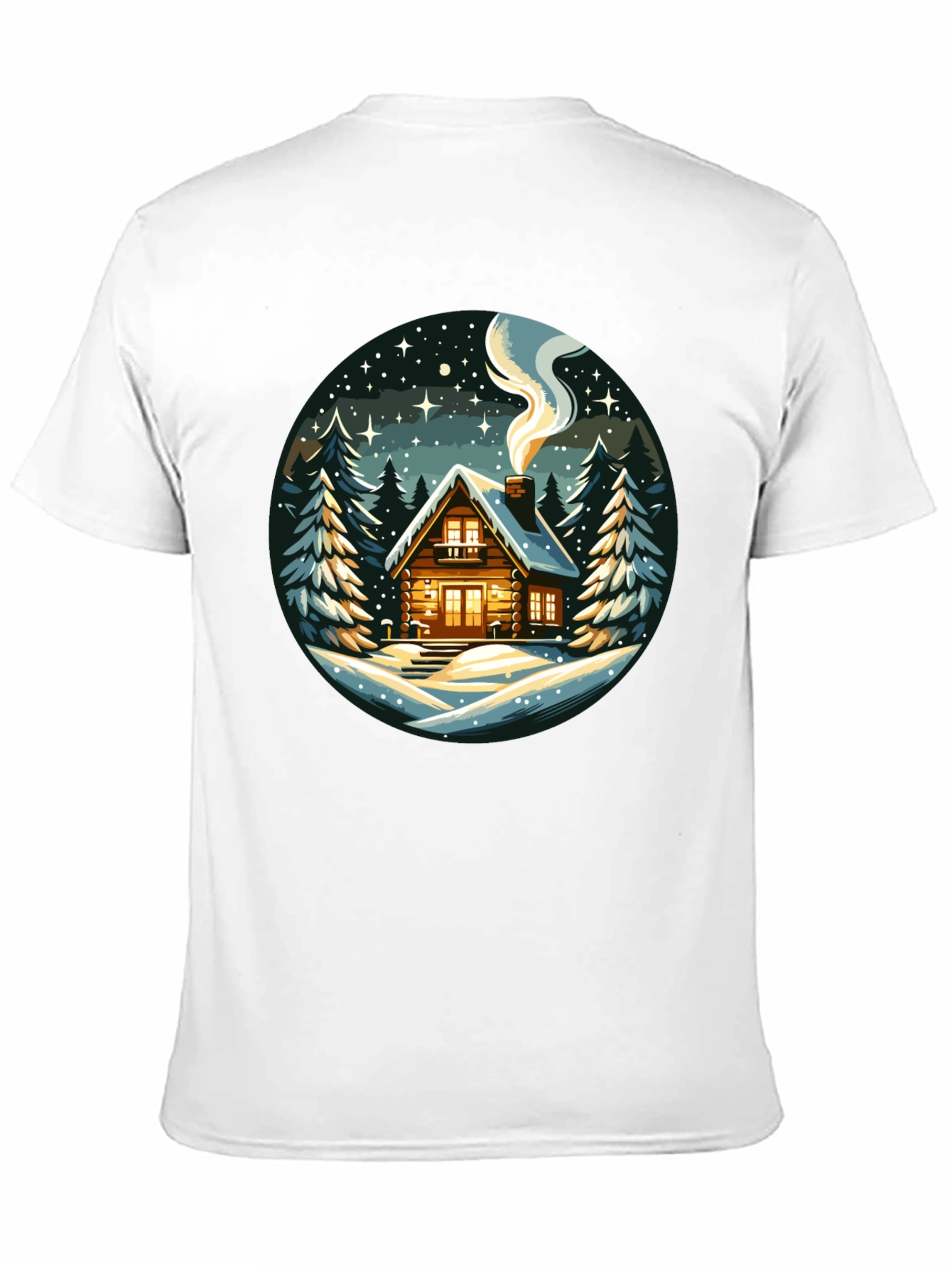 Winter Cabin Graphic Tee