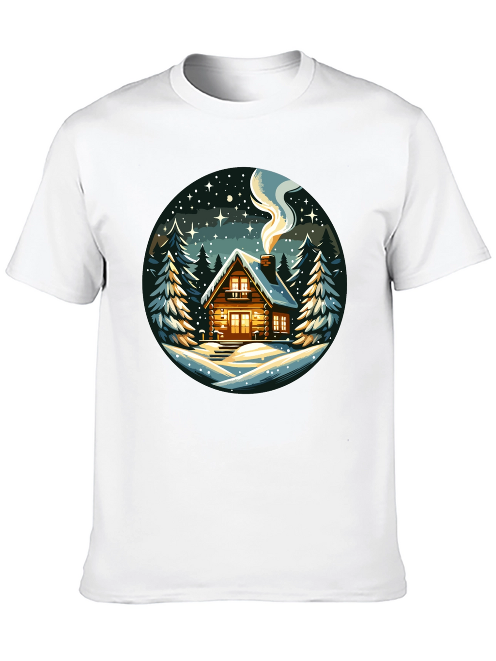 Winter Cabin Graphic Tee
