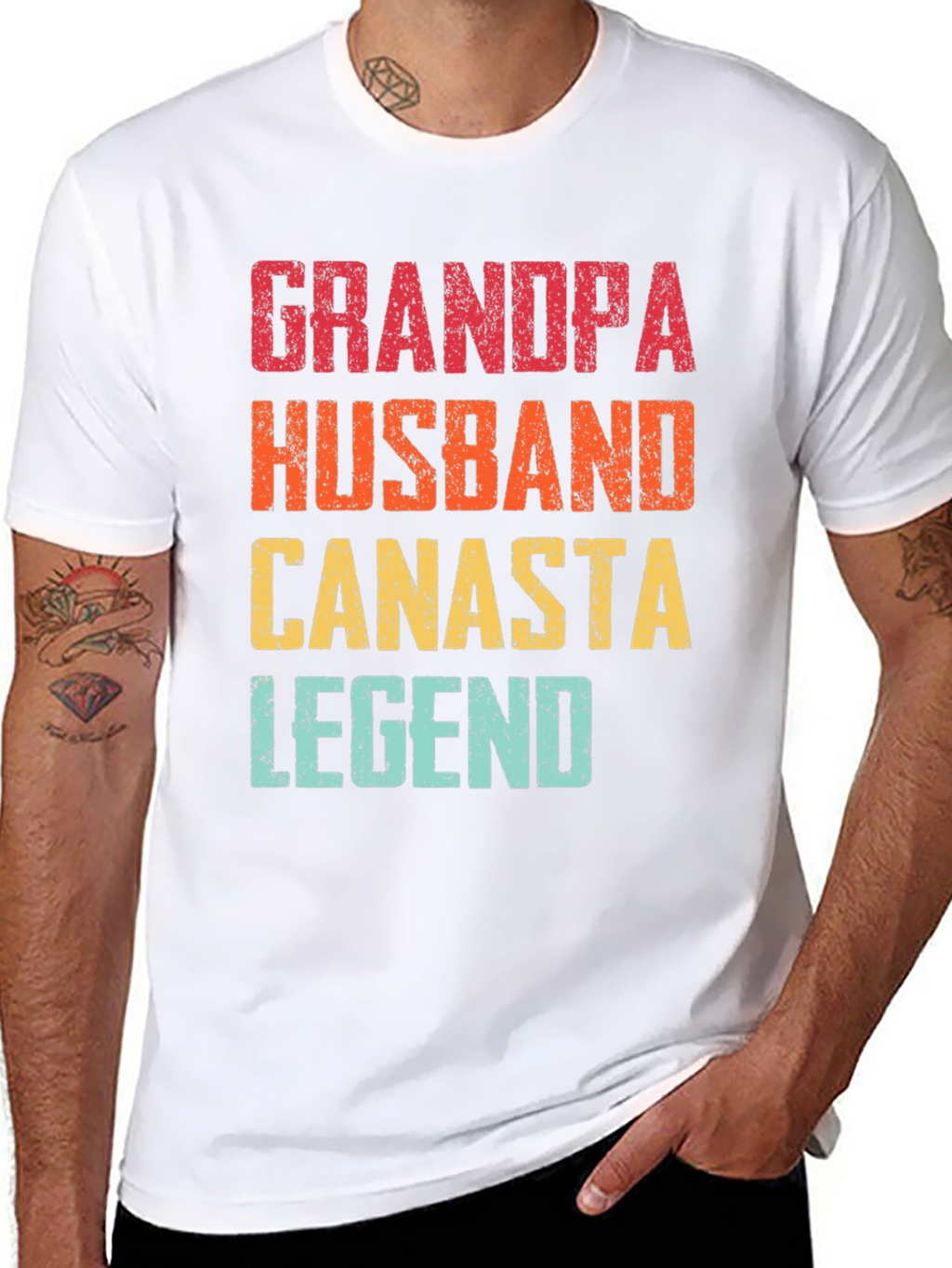 Grandpa Husband Canasta Legend T-Shirt