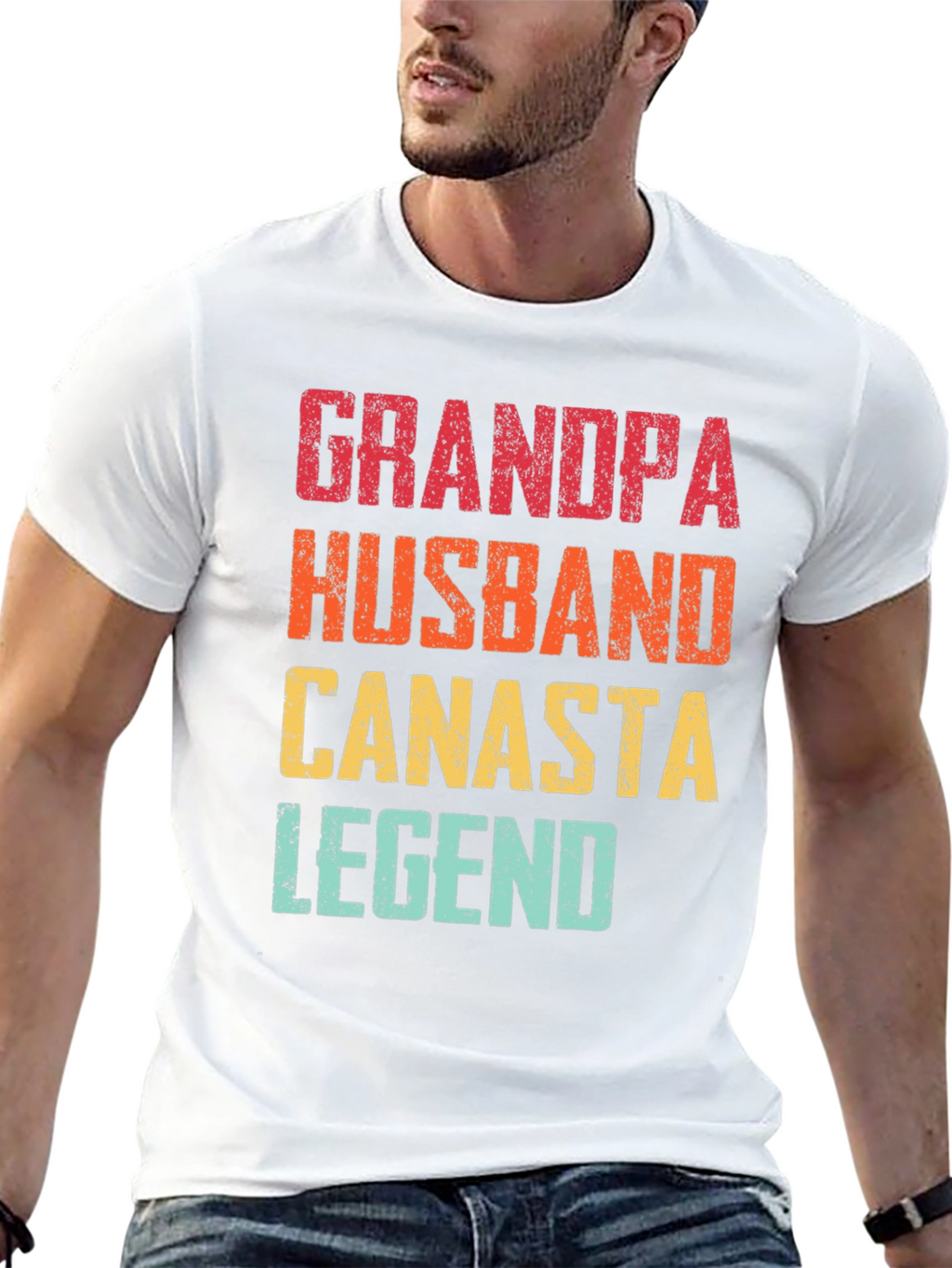 Grandpa Husband Canasta Legend T-Shirt