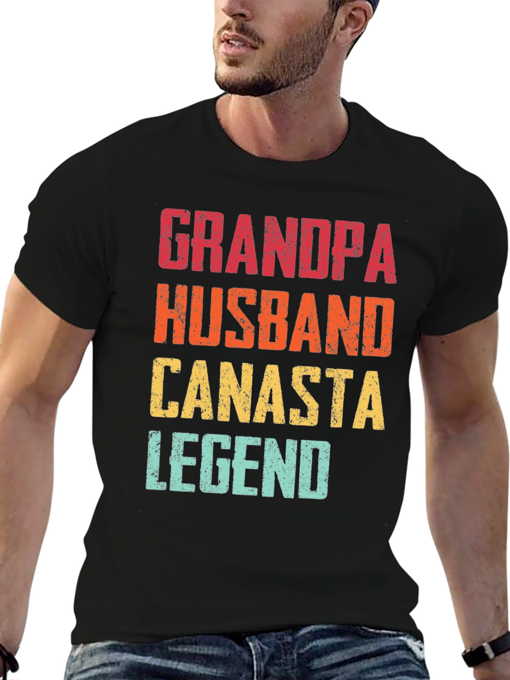 Grandpa Husband Canasta Legend T-Shirt