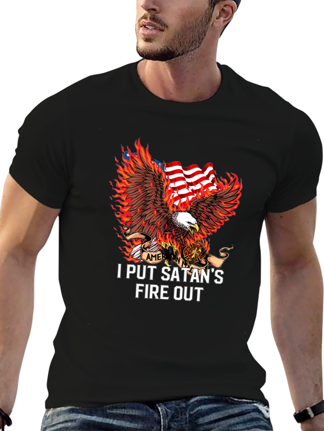 I Put Satans Fire Out T-Shirt