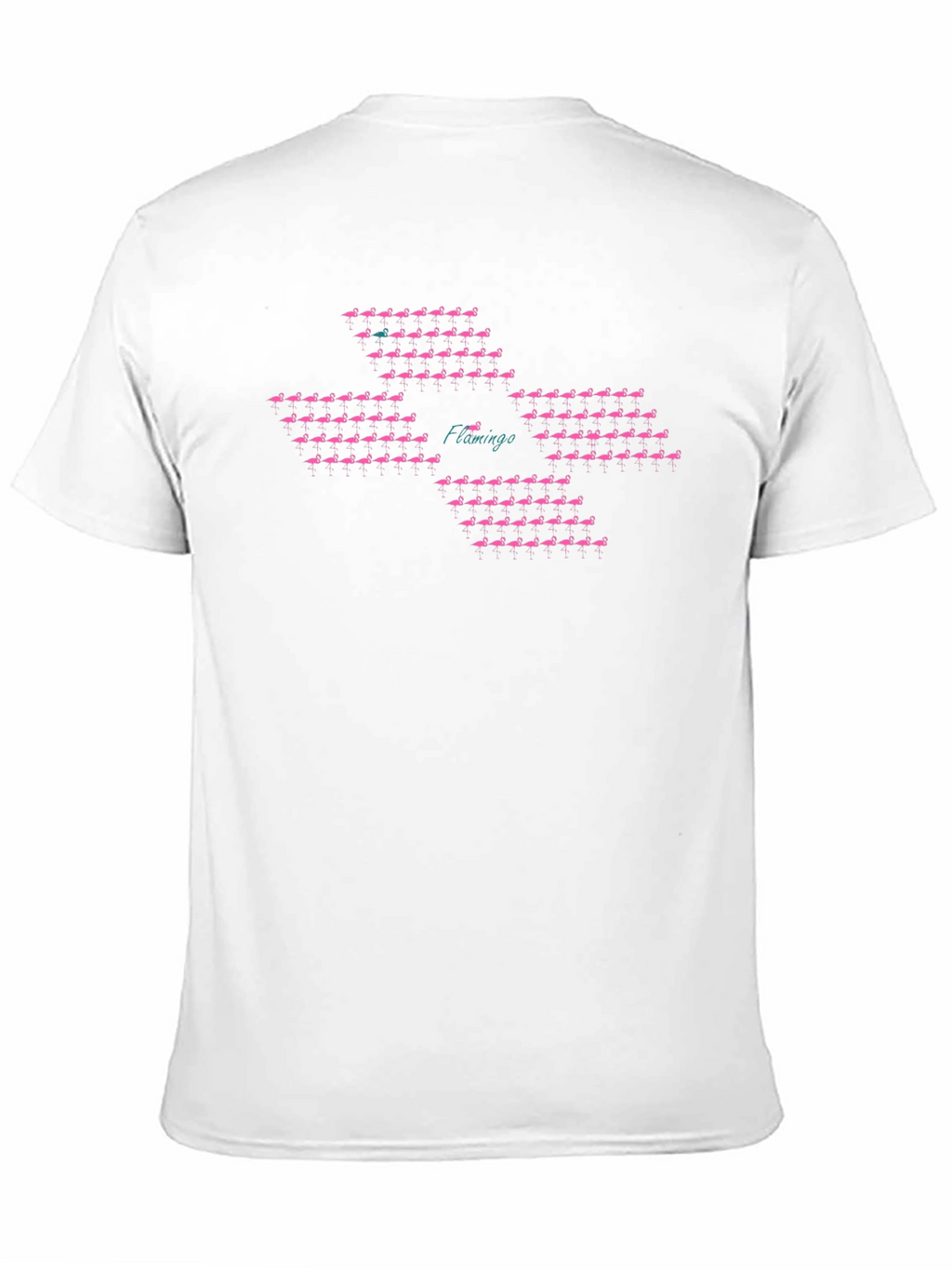 Flamingo Pattern T-Shirt - Unique Bird Design