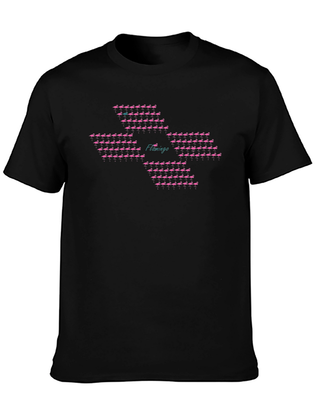 Flamingo Pattern T-Shirt - Unique Bird Design