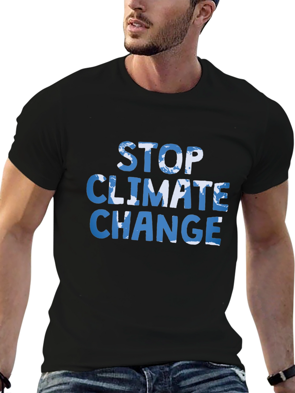 Stop Climate Change Graphic Tee