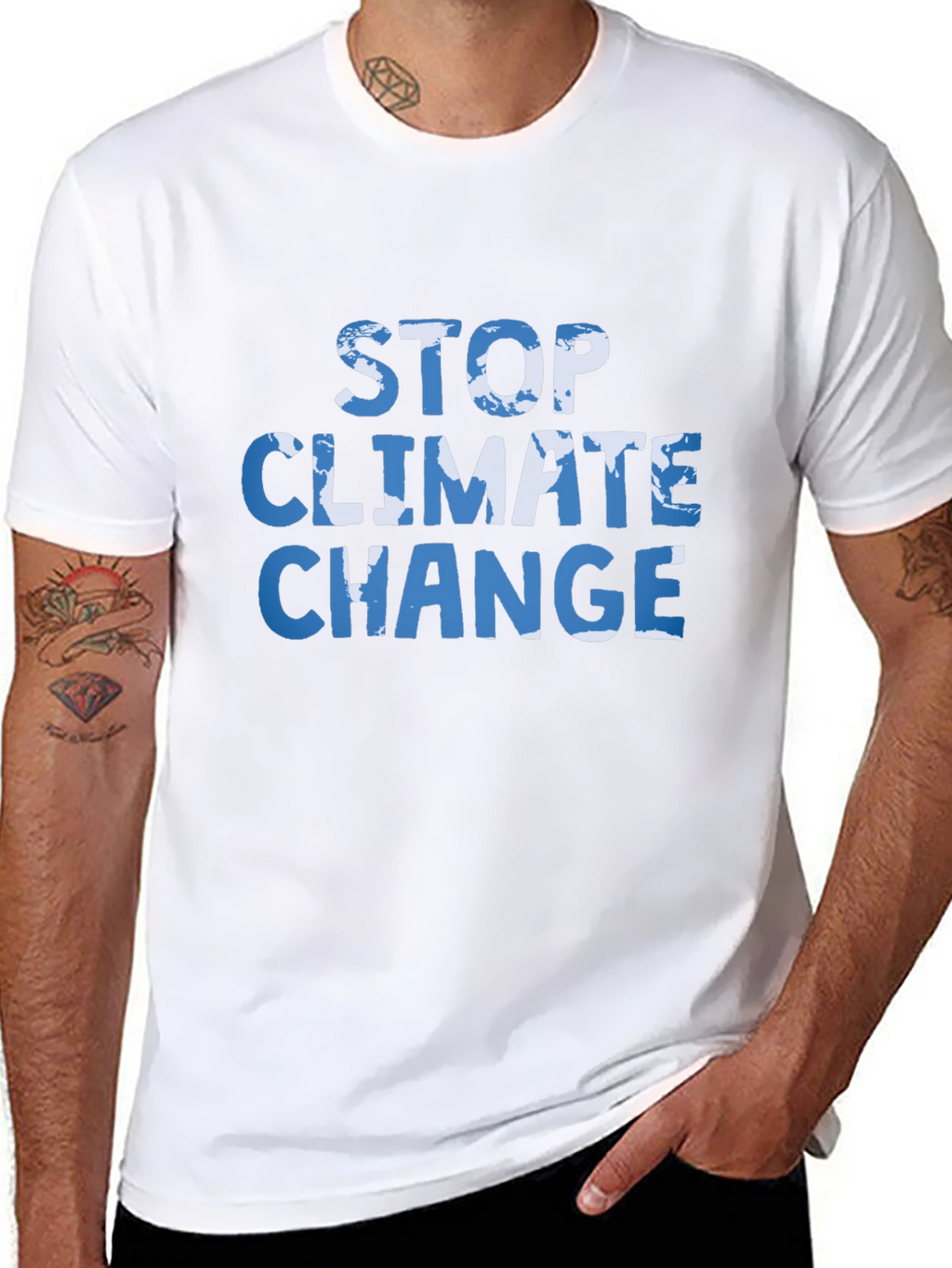 Stop Climate Change Graphic Tee