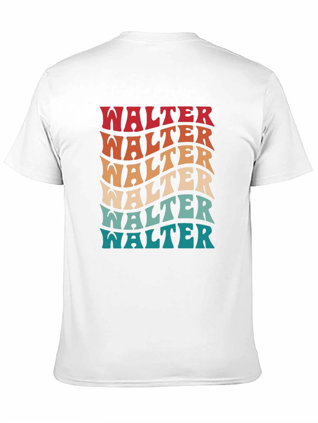 Retro Walter T-Shirt - Funky Name Design