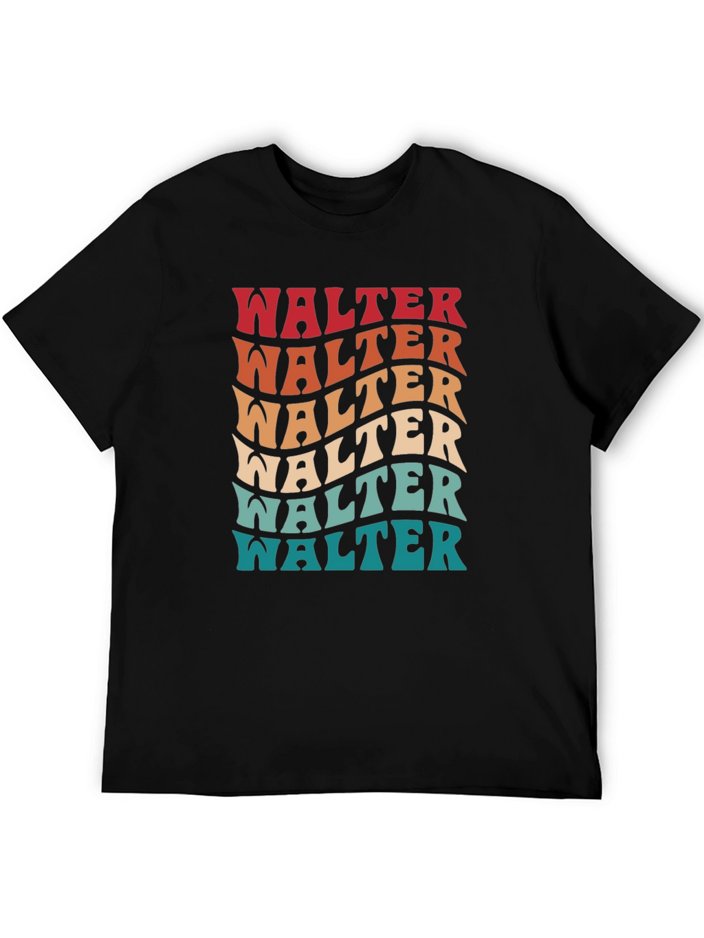 Retro Walter T-Shirt - Funky Name Design