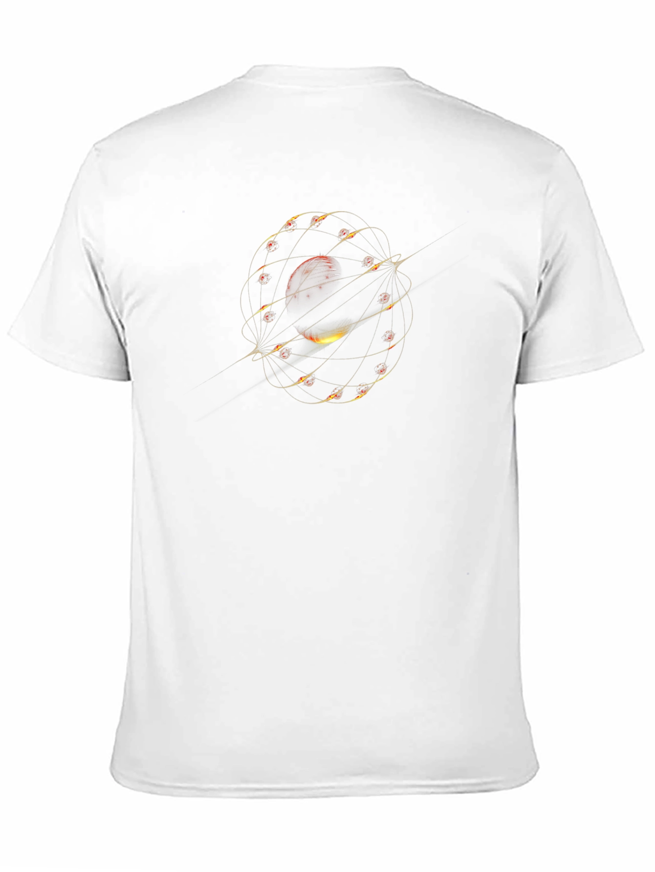 Cosmic Orbit Graphic Tee - Black Unisex T-Shirt