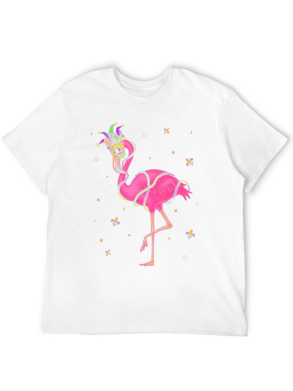 Mardi Gras Flamingo T-Shirt