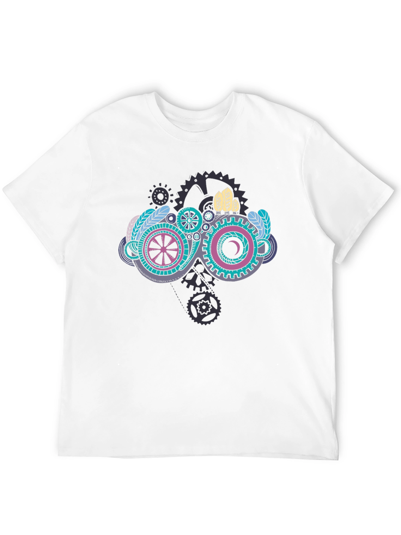 Steampunk Goggles Graphic Black T-Shirt