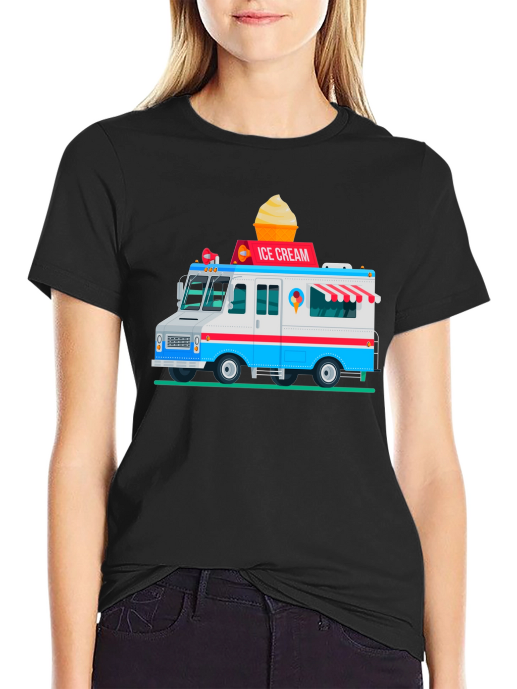 Ice Cream Truck Graphic T-Shirt