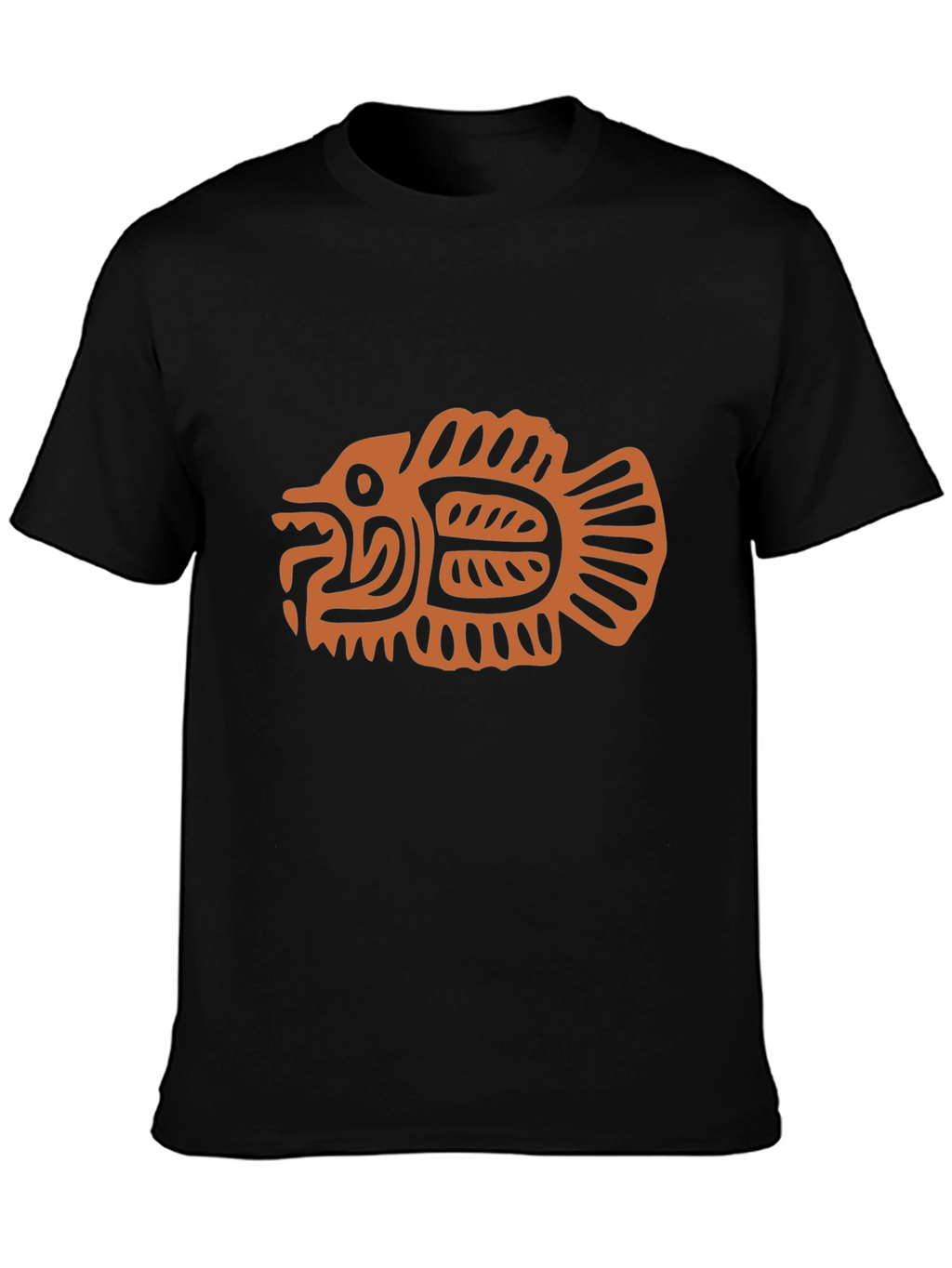 Tribal Fish Graphic Tee - Cool & Unique Design