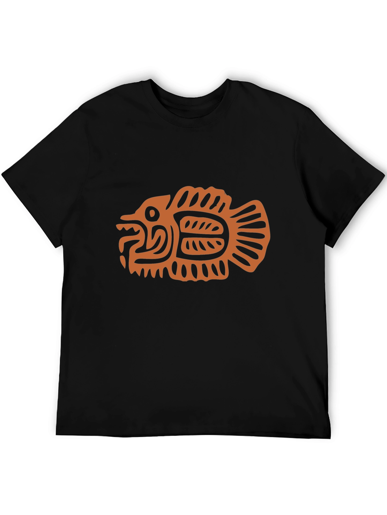 Tribal Fish Graphic Tee - Cool & Unique Design