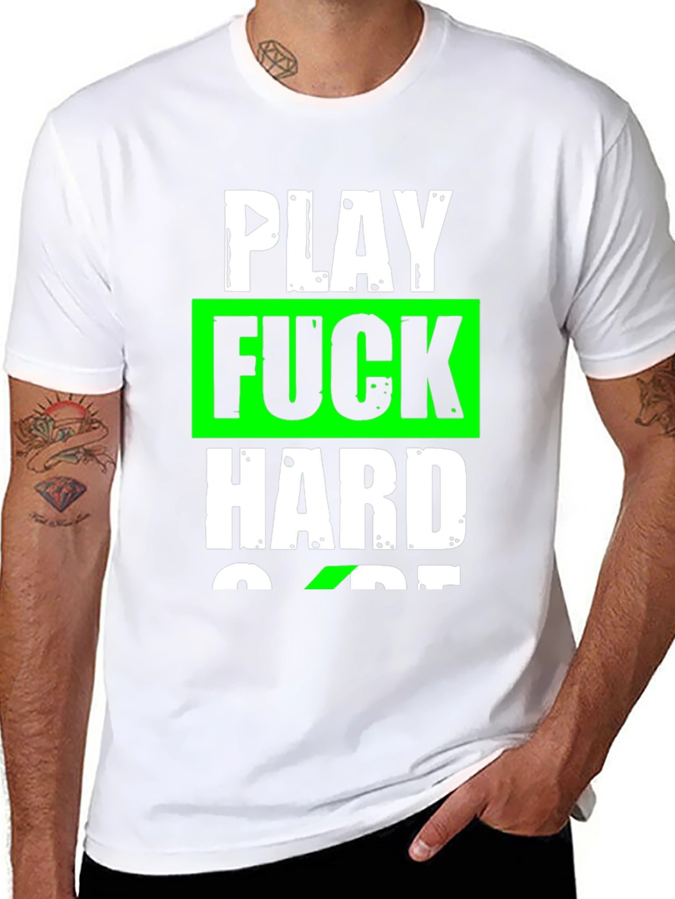 Play Hard T-Shirt - Bold Graphic Tee