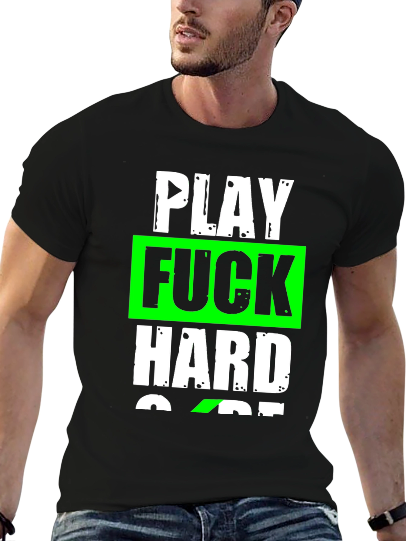Play Hard T-Shirt - Bold Graphic Tee