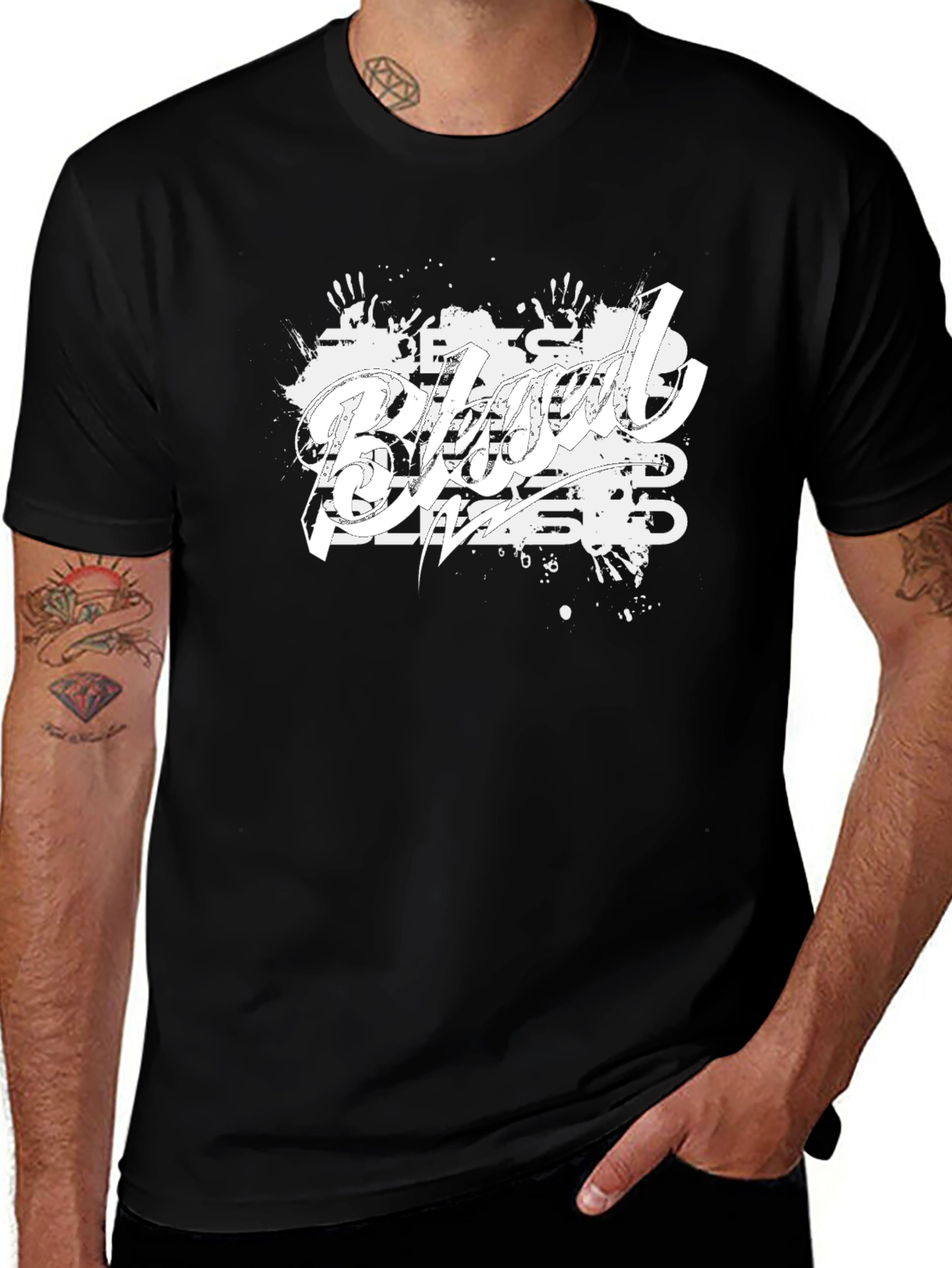 Blessed Black Graphic T-Shirt - Trendy Casual Tee