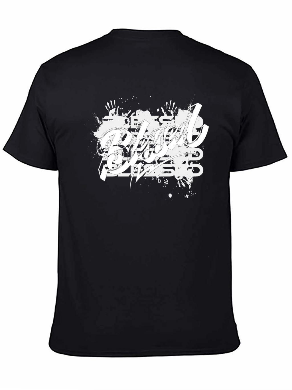 Blessed Black Graphic T-Shirt - Trendy Casual Tee