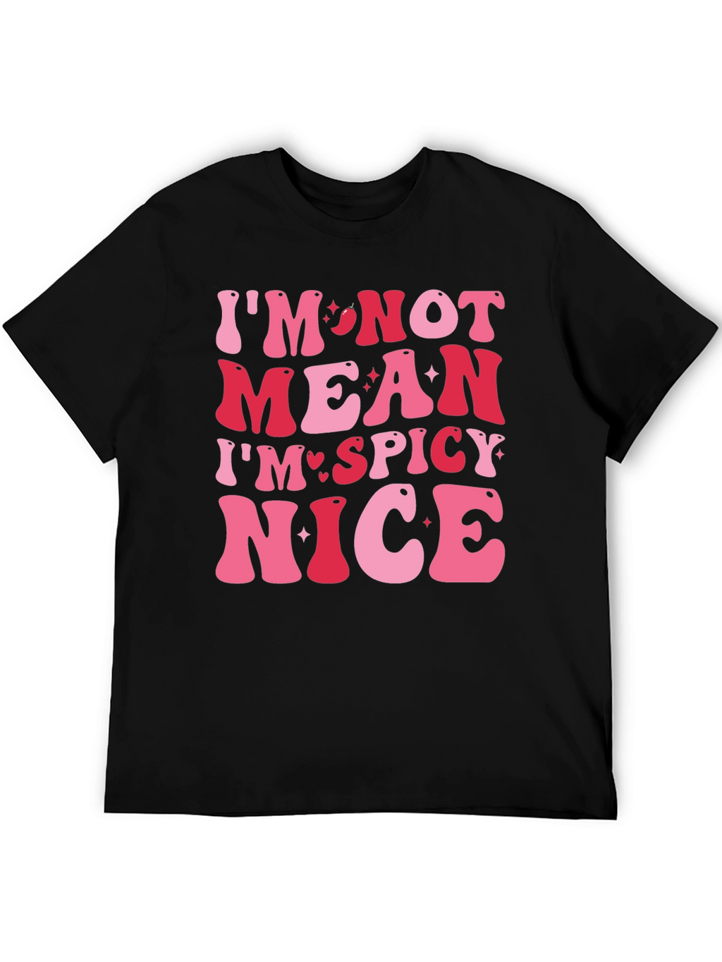 Spicy Nice Graphic Tee - Trendy Slogan T-Shirt