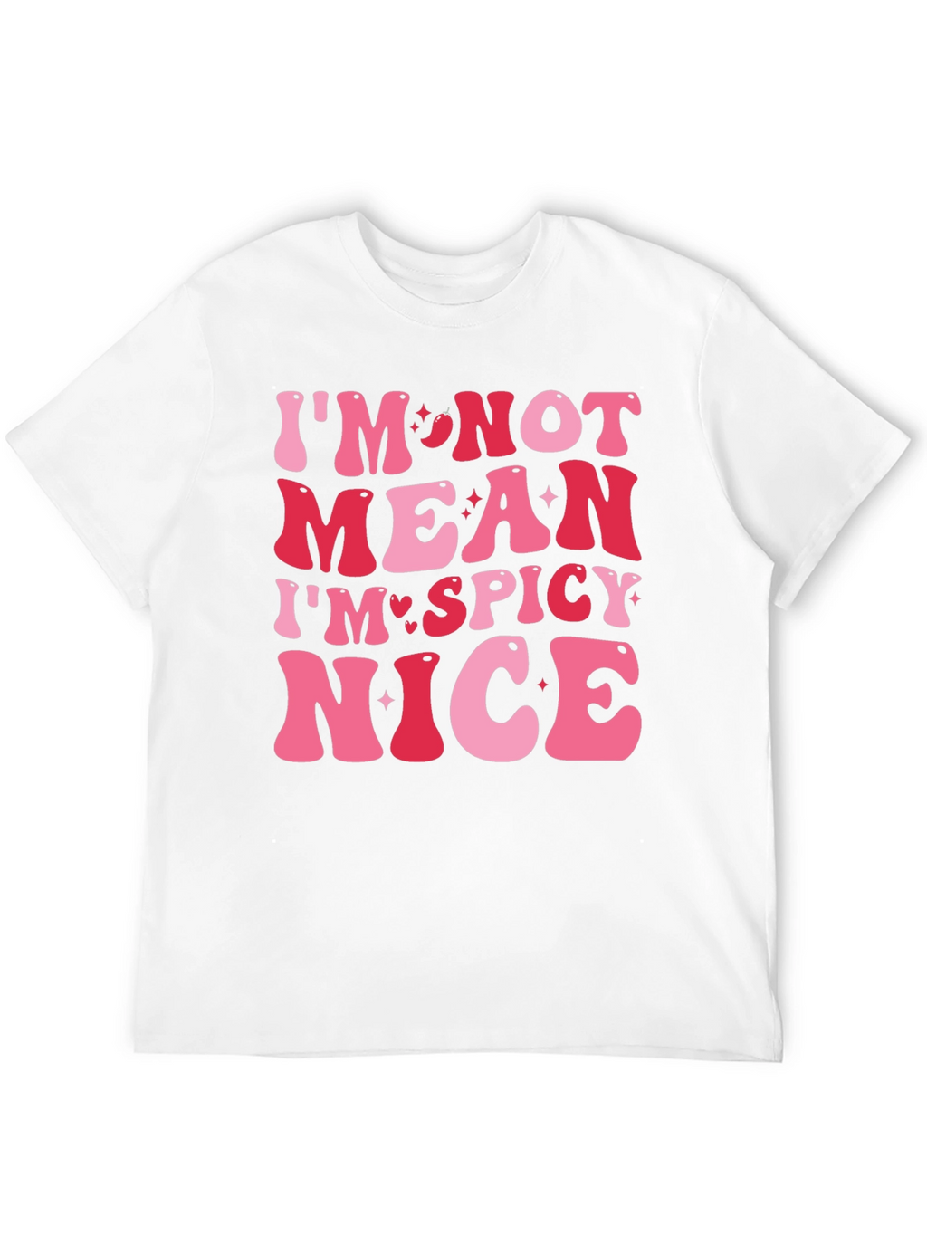 Spicy Nice Graphic Tee - Trendy Slogan T-Shirt
