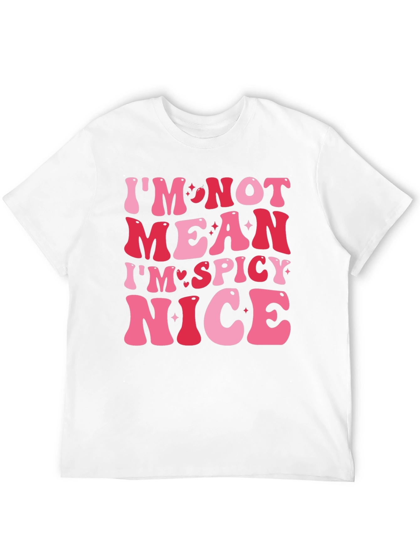 Spicy Nice Graphic Tee - Trendy Slogan T-Shirt