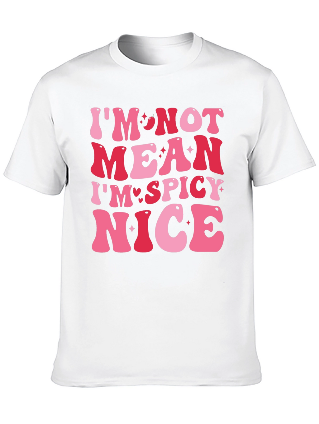 Spicy Nice Graphic Tee - Trendy Slogan T-Shirt