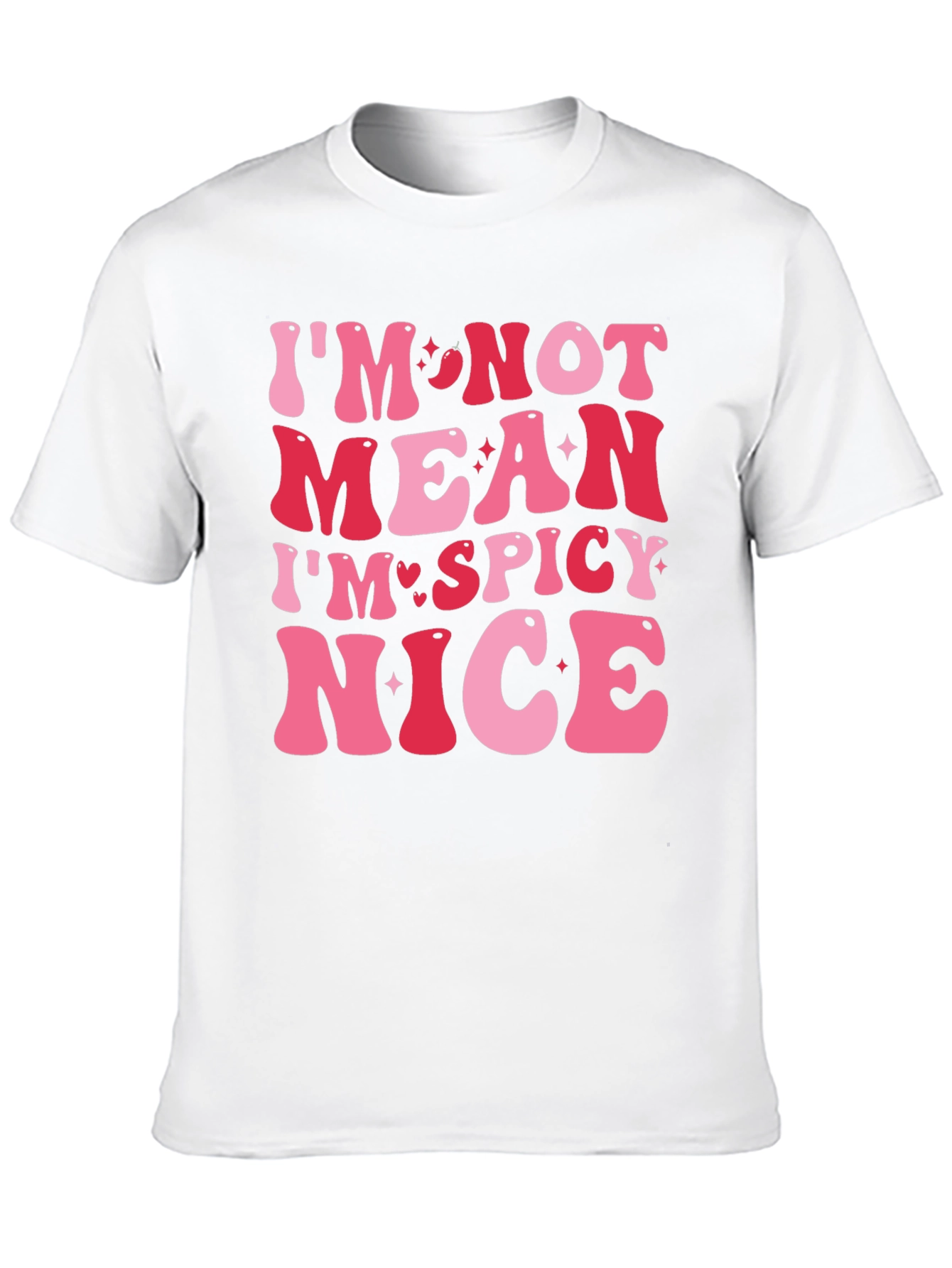 Spicy Nice Graphic Tee - Trendy Slogan T-Shirt