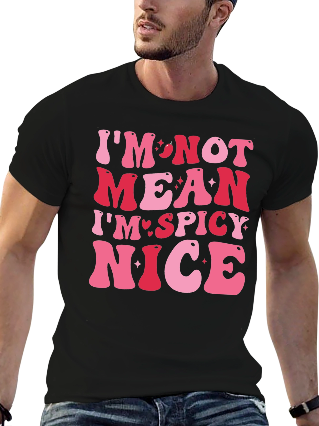 Spicy Nice Graphic Tee - Trendy Slogan T-Shirt