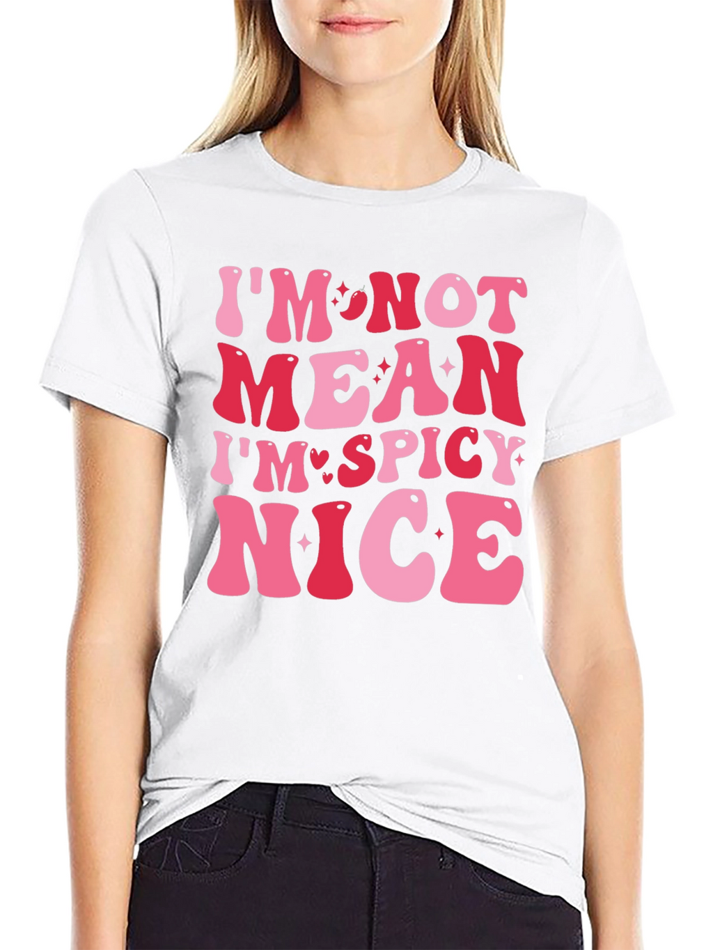 Spicy Nice Graphic Tee - Trendy Slogan T-Shirt
