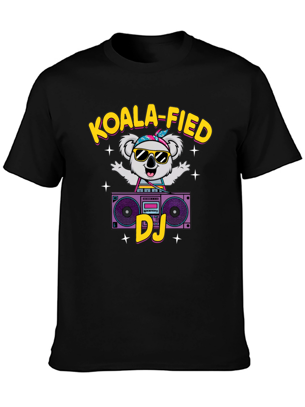 Koala-fied DJ T-Shirt Cute Animal Graphic Tee