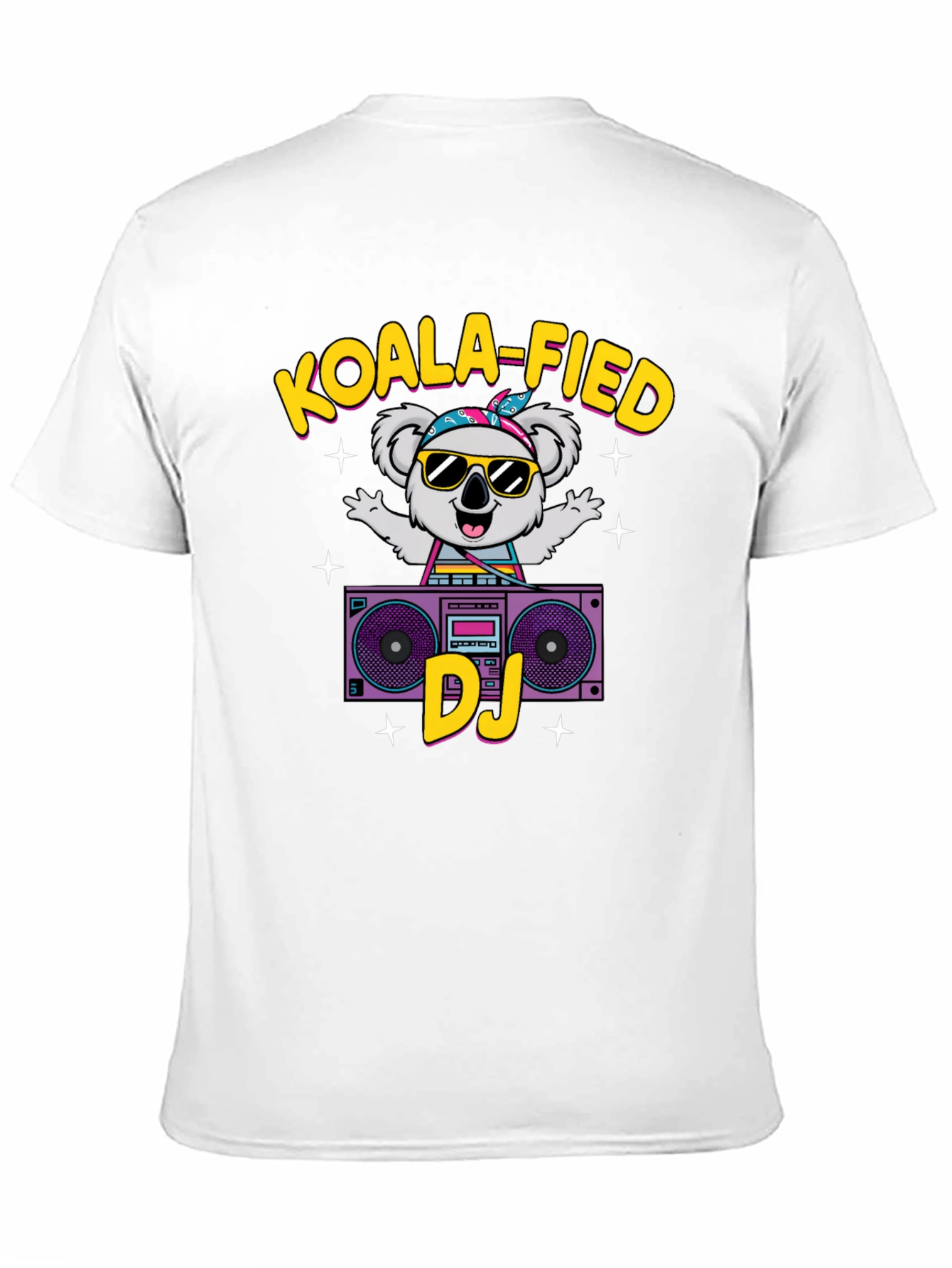 Koala-fied DJ T-Shirt Cute Animal Graphic Tee
