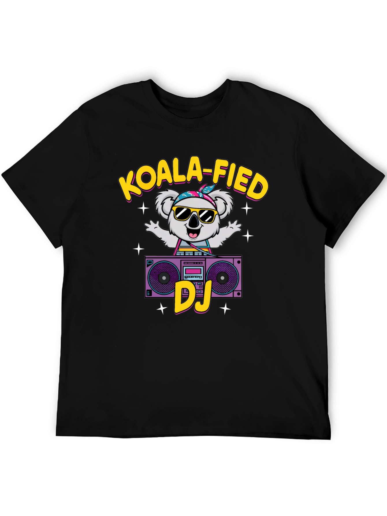 Koala-fied DJ T-Shirt Cute Animal Graphic Tee
