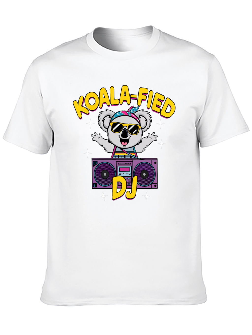 Koala-fied DJ T-Shirt Cute Animal Graphic Tee