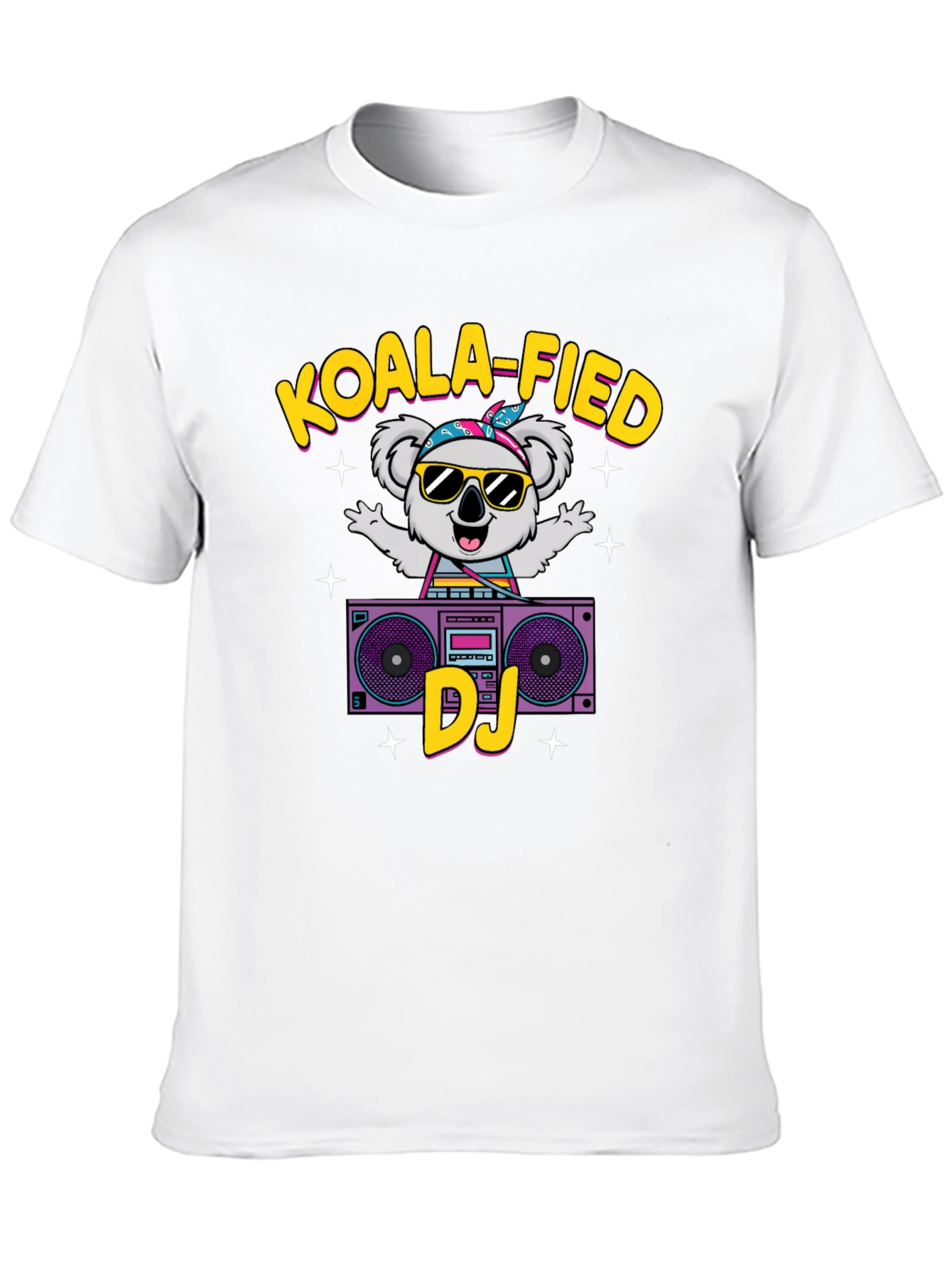 Koala-fied DJ T-Shirt Cute Animal Graphic Tee