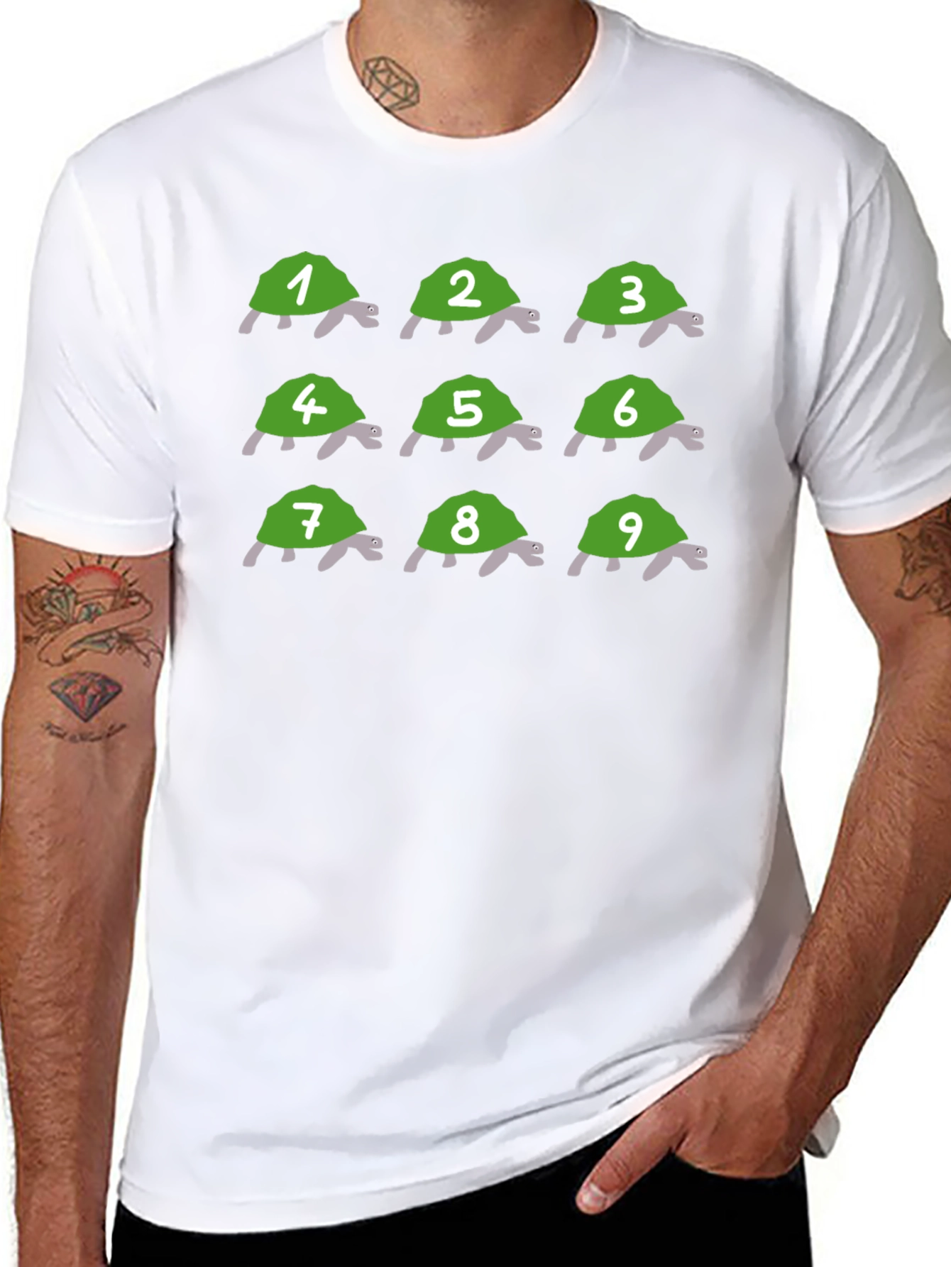 Turtle Number T-Shirt