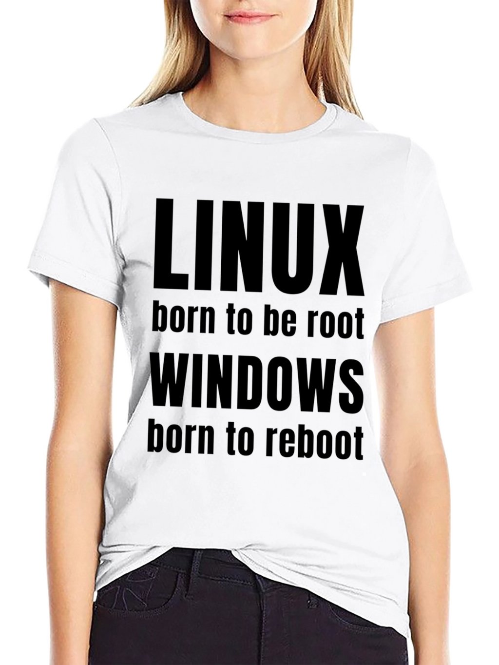 Linux vs Windows T-Shirt - Funny Programmer Tee