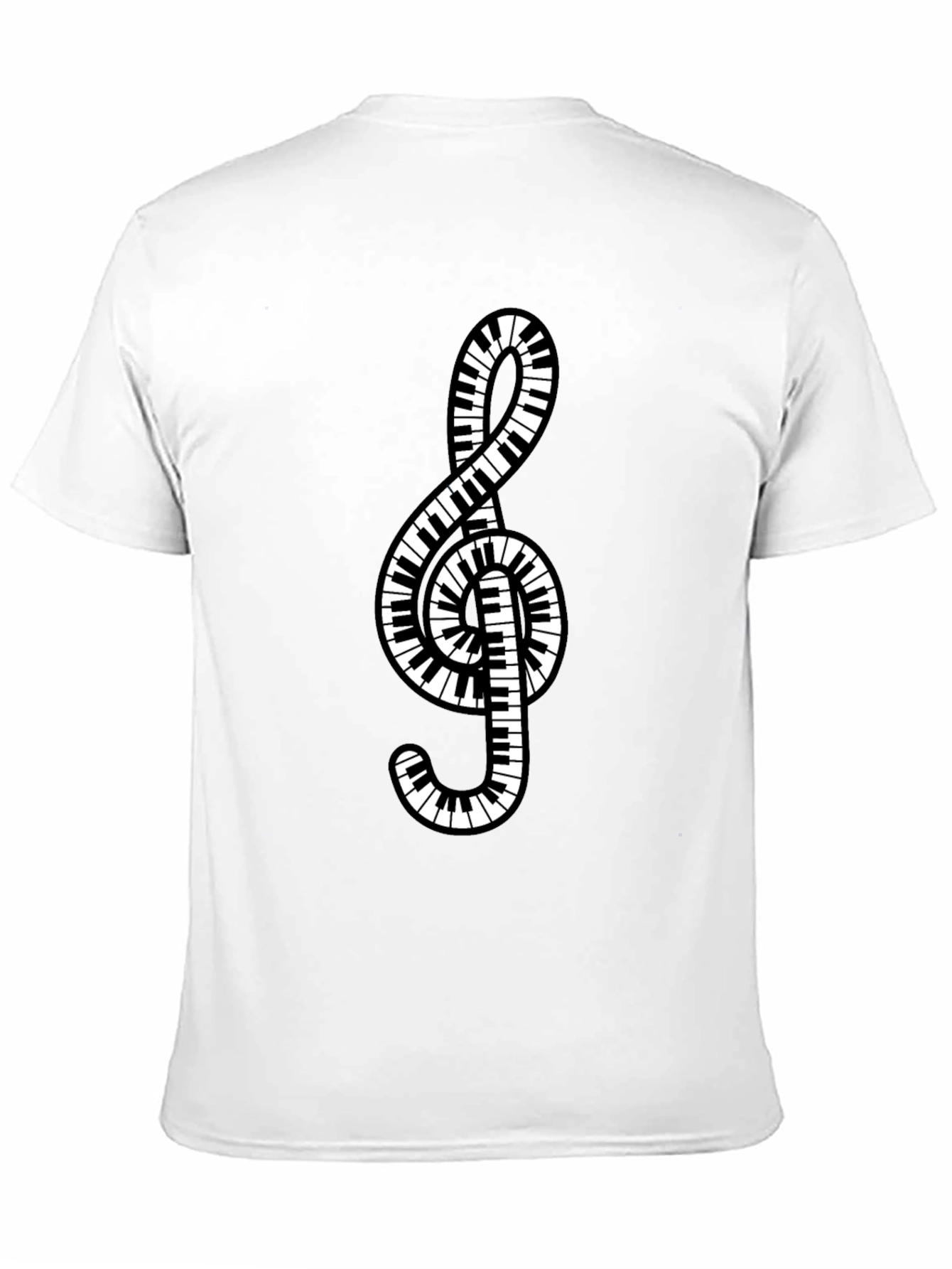 Piano Keys Treble Clef Music T-Shirt
