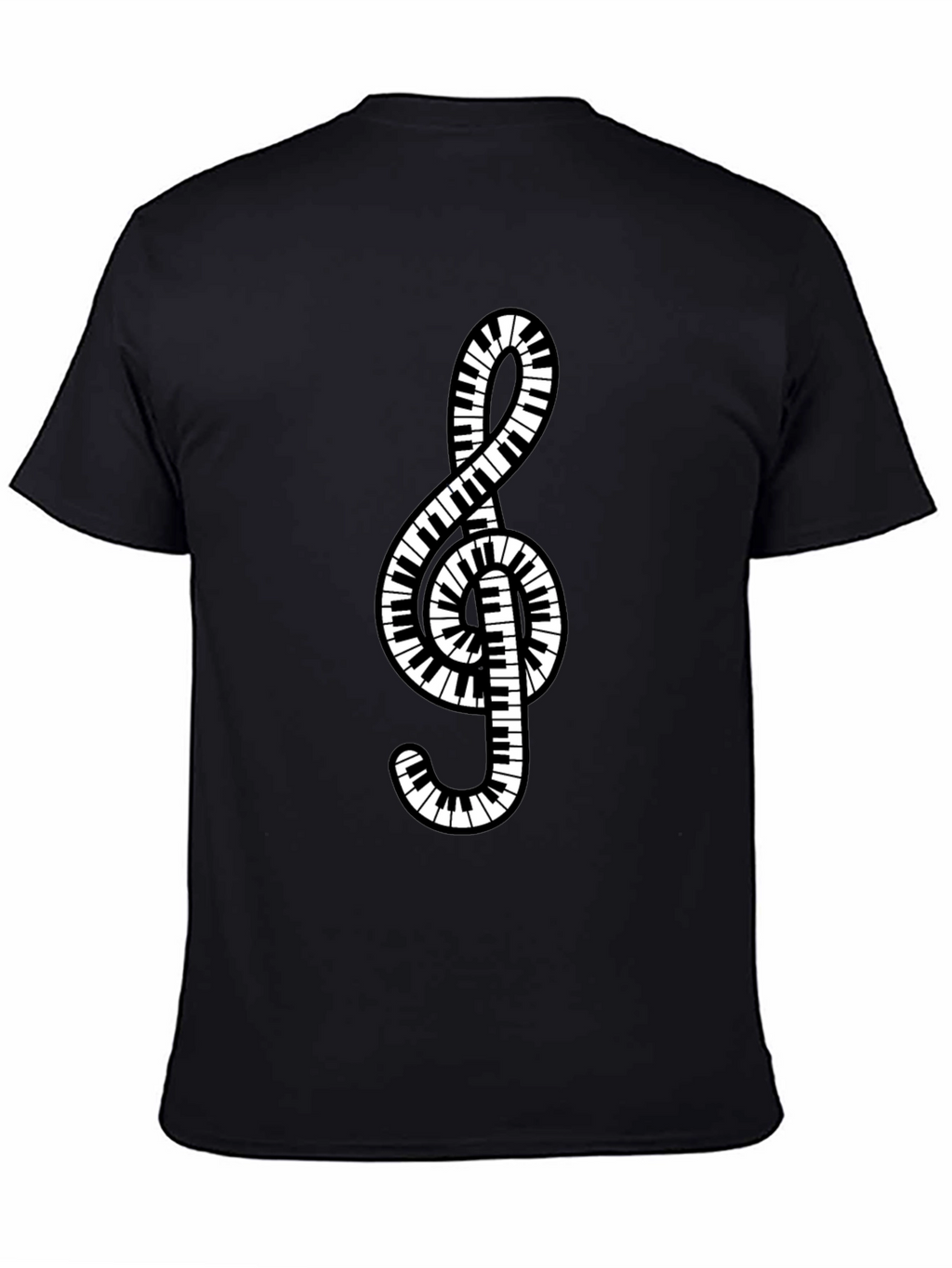 Piano Keys Treble Clef Music T-Shirt