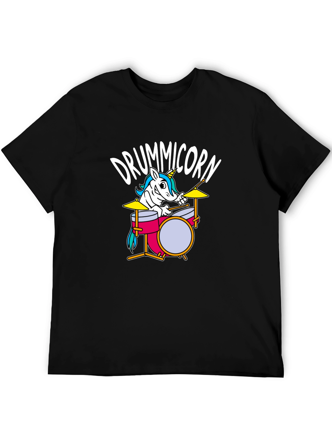 Drummicorn T-Shirt - Unicorn Drummer Tee