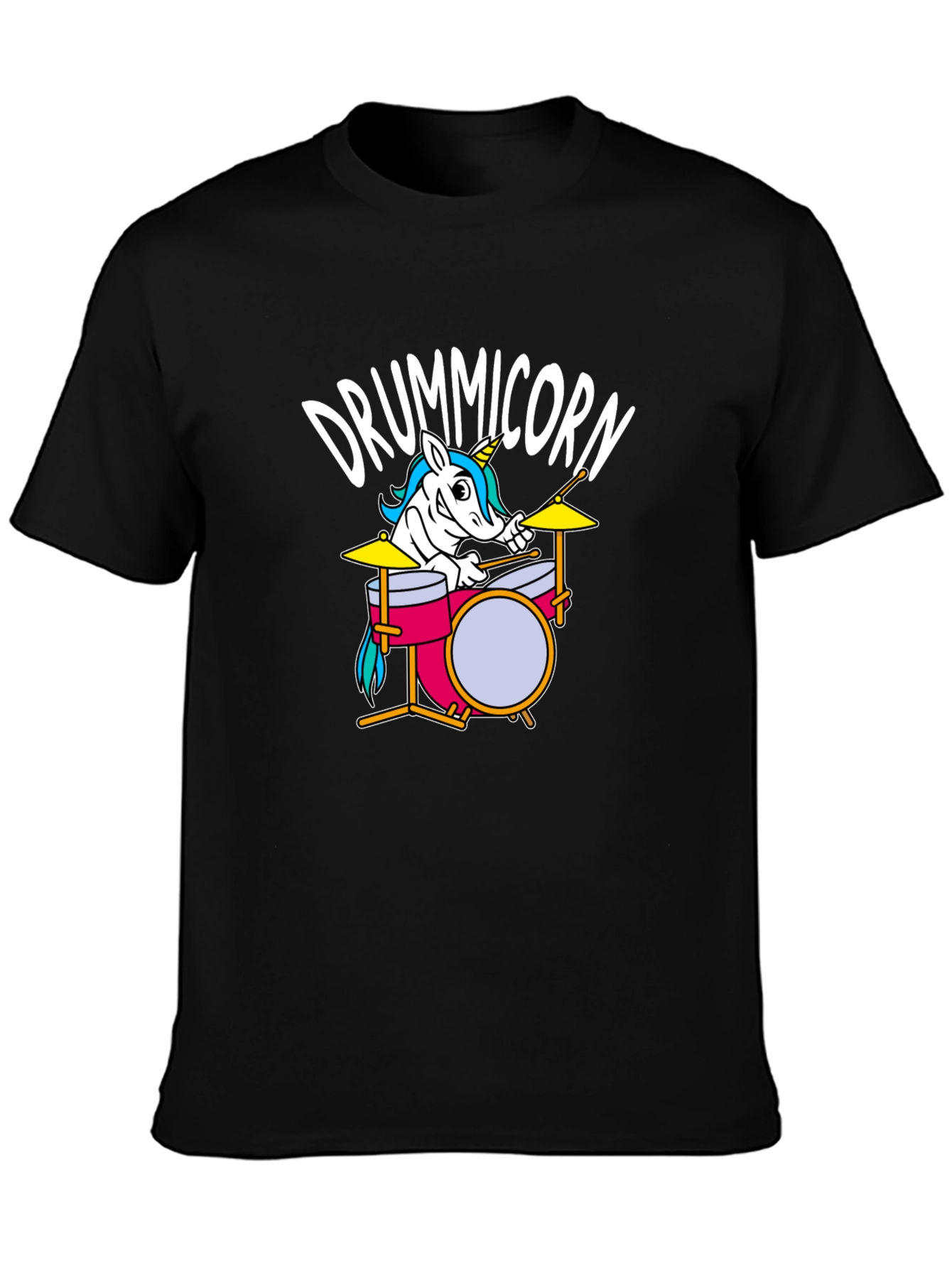 Drummicorn T-Shirt - Unicorn Drummer Tee