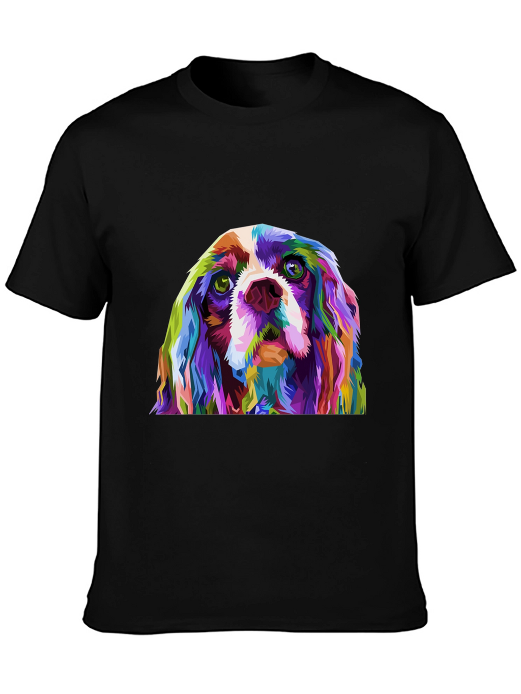 Colorful Dog Graphic Tee