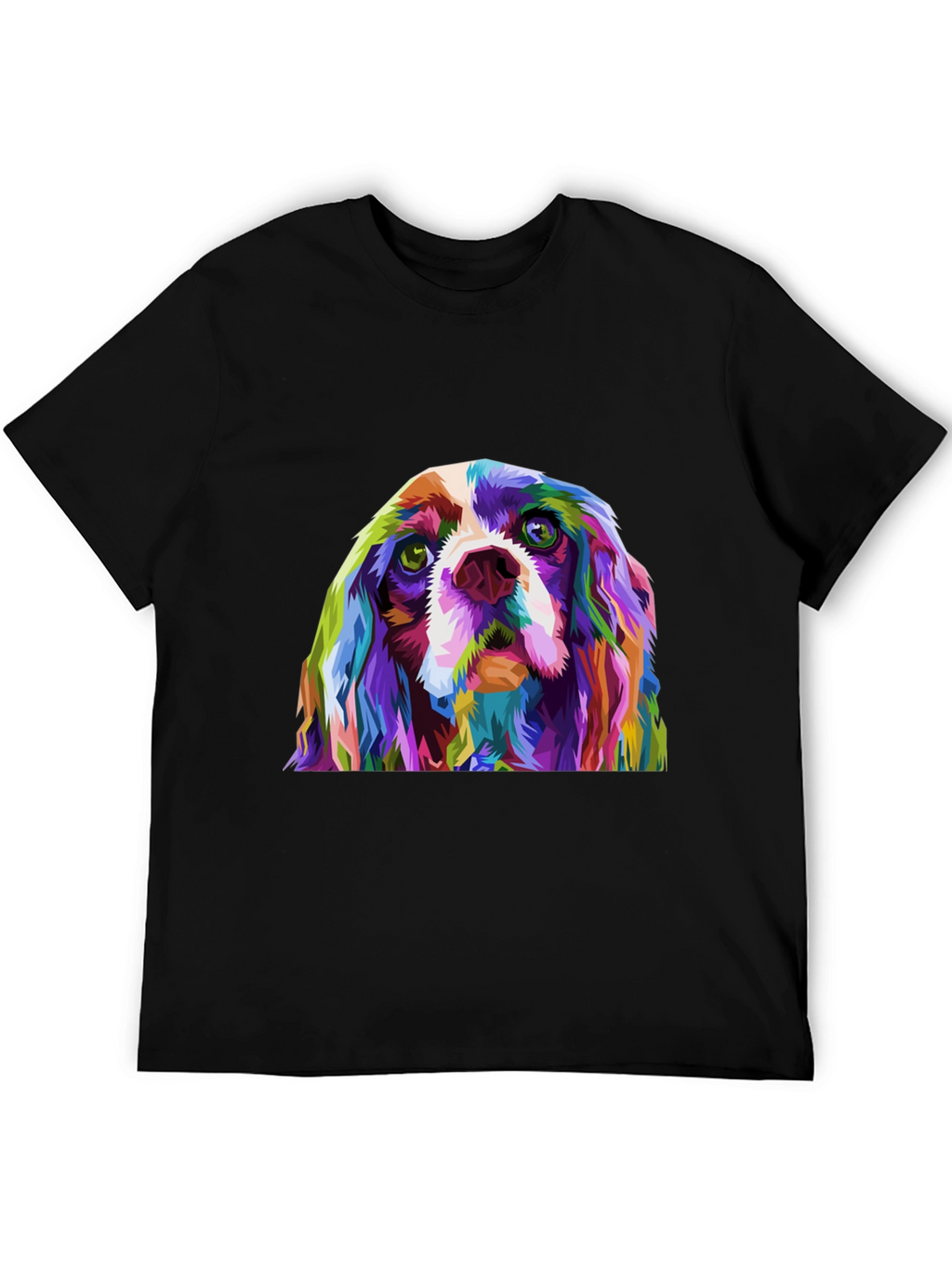 Colorful Dog Graphic Tee