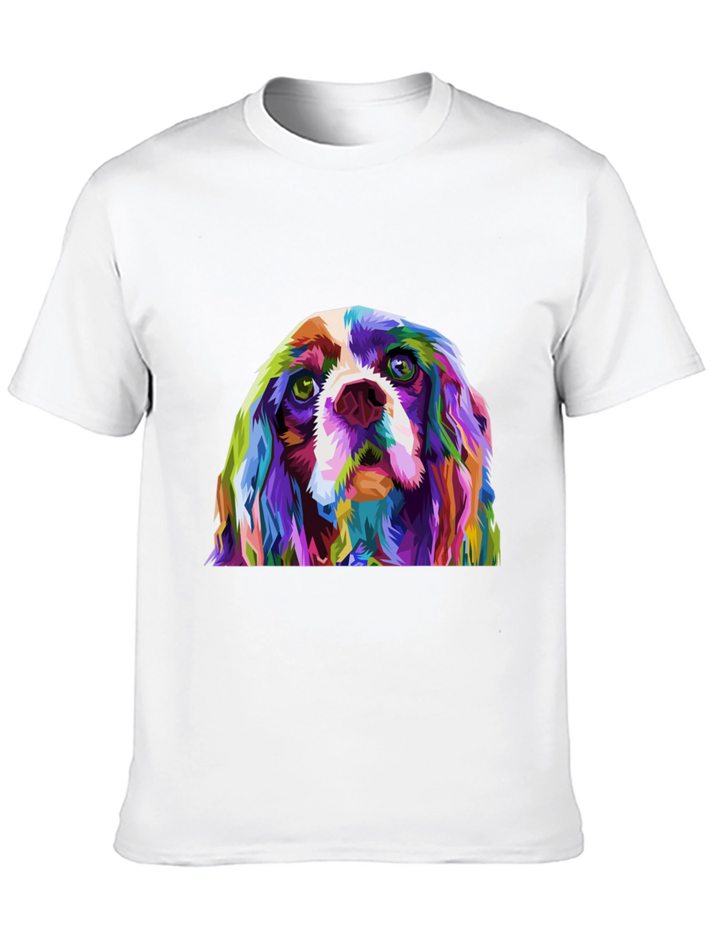 Colorful Dog Graphic Tee