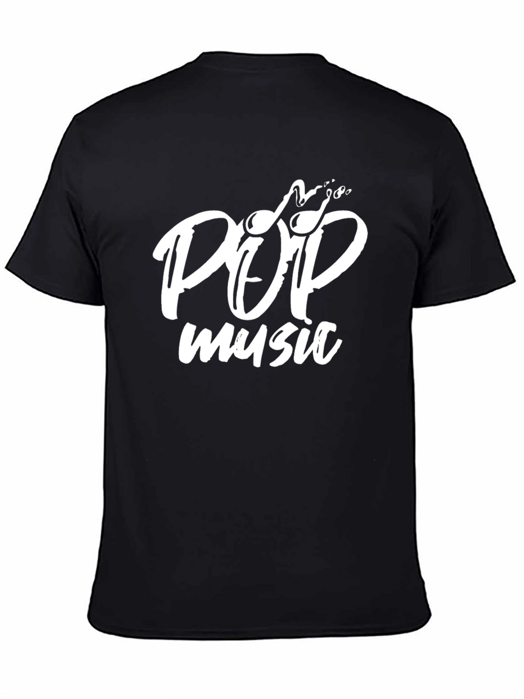 Pop Music Graphic Black T-Shirt